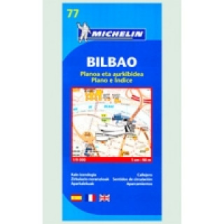 Tiskovina Bilbao - Michelin City Plan 77 