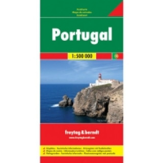 Carte PORTUGALSKO 1:500 000 