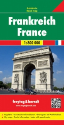 Nyomtatványok Automapa Francie 1:800 000 