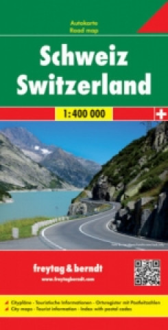 Tiskovina Automapa Švýcarsko 1:400 000 