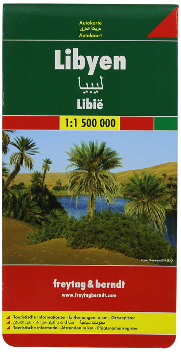 Carte Libya 1:1 500 000 