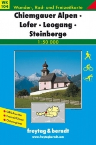 Carte Chiemgauer Alpen-Lofer-Leogang (WK104) 