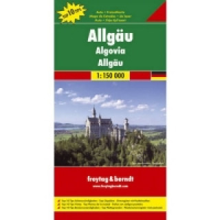 Nyomtatványok DEU 1 Allgäu 1:150 000 