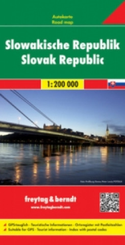Carte SLOVENSKÁ REPUBLIKA 1:200 000 