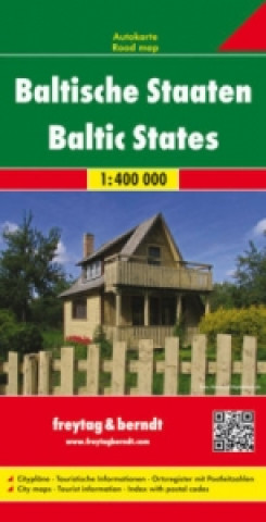 Nyomtatványok Automapa Litva, Lotyšsko, Estonsko 1:400 000 