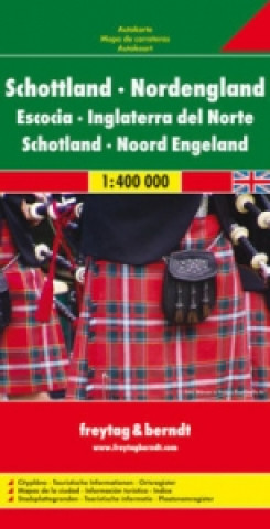 Materiale tipărite Automapa Skotsko, severní Anglie 1:400 000 