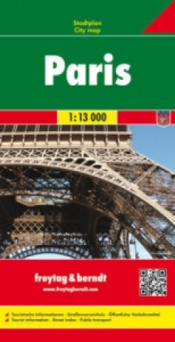 Tiskovina Plán města Paříž 1 :13 000 