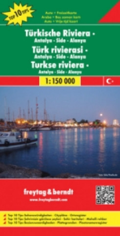 Nyomtatványok Automapa Turecká riviéra – Antalya, Side 1:150 000 