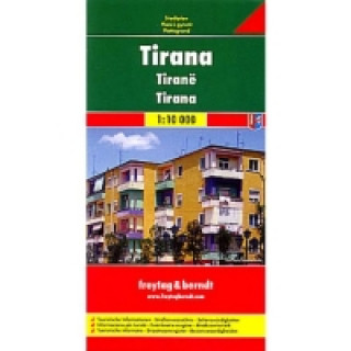 Kniha PL 118 Tirana 1:10 000 