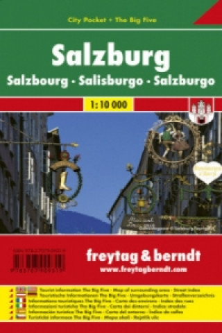 Nyomtatványok Salzburg City City Pocket + the Big Five Waterproof 1:10 000 