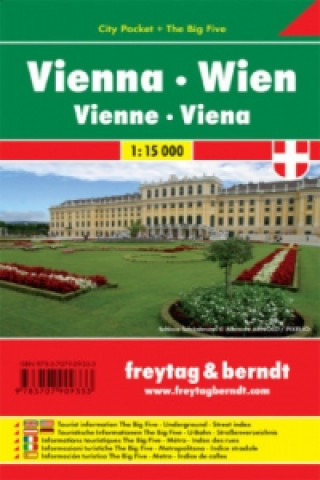 Materiale tipărite Vienna City Pocket + the Big Five Waterproof 1:15 000 