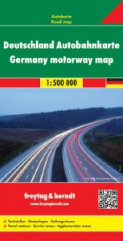 Tiskovina AK 0221 Německo dálniční mapa 1:500 000 