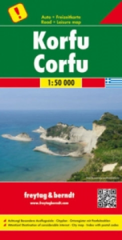 Tiskanica Automapa Korfu 1: 50 000 