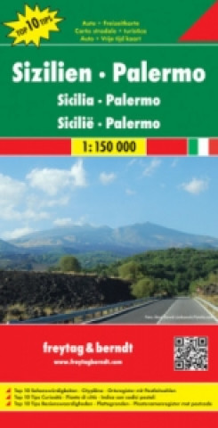 Materiale tipărite Sicily - Palermo Road Map 1:150 000 Freytag-Berndt und Artaria KG