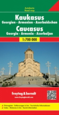Materiale tipărite Caucasus - Georgia - Armenia - Azerbaijan Road Map 1:700 000 