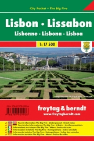 Nyomtatványok Lisbon City Pocket + the Big Five Waterproof 1:17 500 