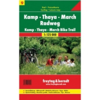 Nyomtatványok Cyklomapa Kamp-Thaya-March Radweg 1:125 000 