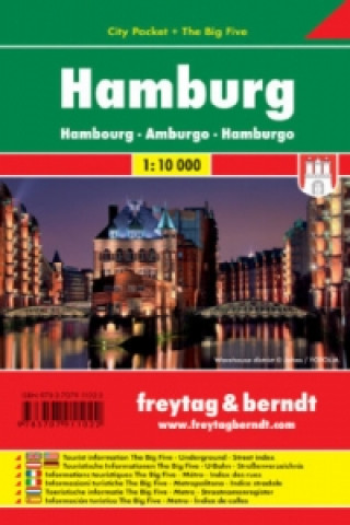 Nyomtatványok Hamburg City Pocket + the Big Five Waterproof 1:10 000 