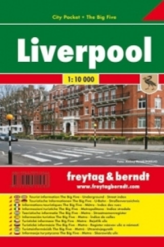 Tiskovina Plán města Liverpool 1:10 000 