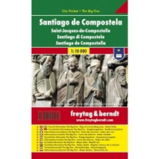 Materiale tipărite Santiago De Compostela City Pocket + the Big Five Waterproof 1:10 000 