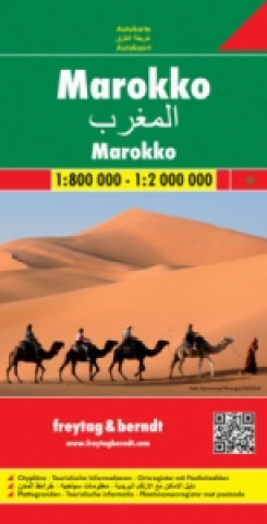 Tiskovina Automapa Maroko 1:800 000 
