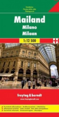 Materiale tipărite Milano Mailand 1:12 500 