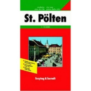 Tiskovina St. Polten City + District Map 1:15 000 