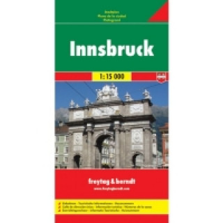 Tiskovina Innsbruck Map, Including Holiday Villages 1:7 500 - 1:15 000 