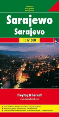Tiskovina Sarajevo Map 1:17.500 Freytag-Berndt und Artaria KG