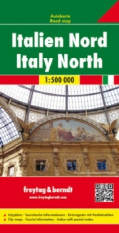 Tiskovina Itálie-sever, mapa 1:500 000 