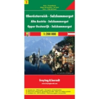 Materiale tipărite Sheet 2, Upper Austria - Salzkammergut Road Map 1:200 000 