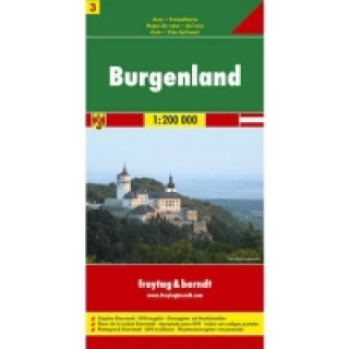Nyomtatványok Sheet 3, Burgenland Road Map 1:200 000 
