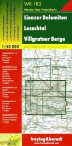 Nyomtatványok 182 Linzer Dolomity 1:50 000 Freytag-Berndt und Artaria KG