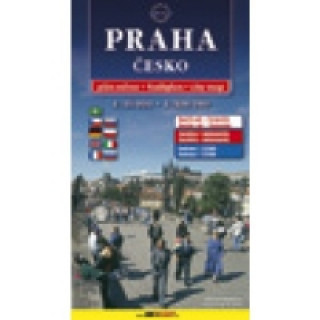Kniha Praha + Česko / mapa  1:16T/500T SC 