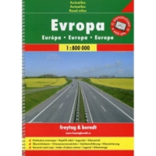Könyv AA Evropa 1:800T F+B 