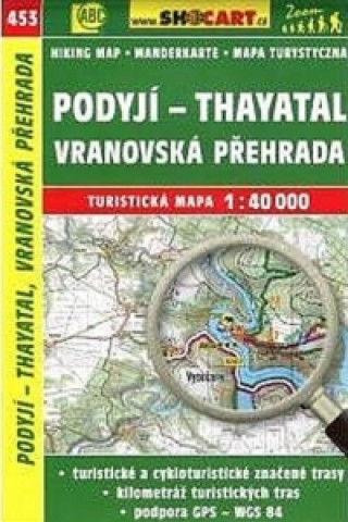 Printed items Podyjí - Thayatal, Vranovská přehrada 1:40 000 