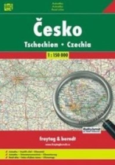 Книга ČESKO EVROPA 1:150 000, 1:4 000 000 