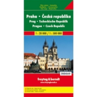 Книга PL Praha 1:20 000 + ČR 1:500 000 