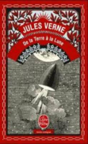 Carte DE LA TERRE A LA LUNE Jules Verne