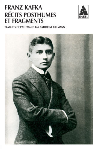 Kniha RECITS POSTHUMES ET FRAGMENTS Franz Kafka