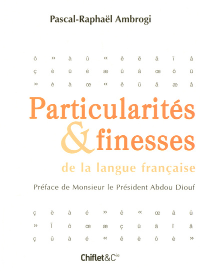 Kniha Particularitée et finesses de la langue francaise P.-R. Ambrogi