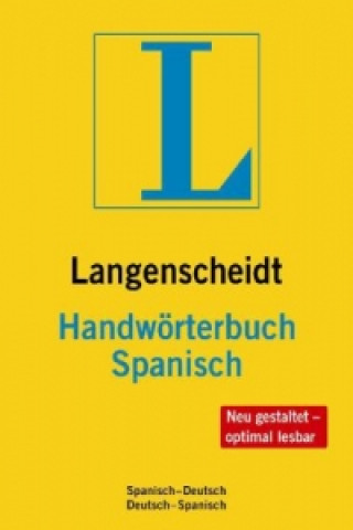 Książka Langenscheidt Handwörterbuch Spanisch Langenscheidt-Redaktion