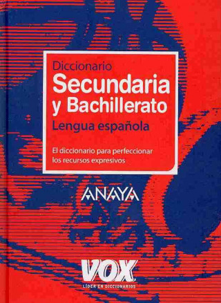 Kniha DICC SECUNDARIA Y BACHILLERATO /Vox/ Vox