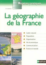 Carte GEOGRAPHIE DE LA FRANCE REPERES G. Labrune