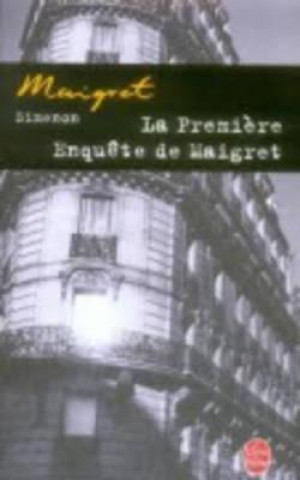 Buch La premiere enquete de Maigret Georges Simenon