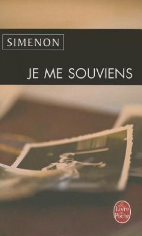 Carte JE ME SOUVIENS Georges Simenon
