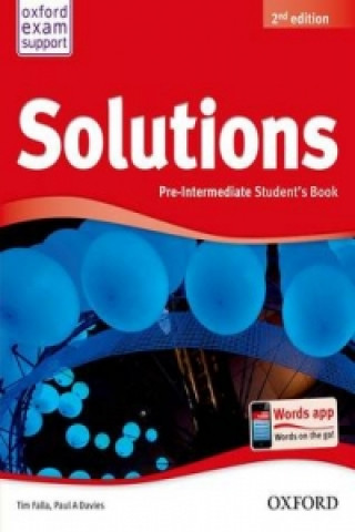 Knjiga Solutions: Pre-Intermediate: Student's Book Tim Falla