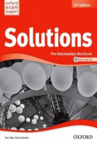 Kniha Solutions: Pre-Intermediate: Workbook and Audio CD Pack Tim Falla