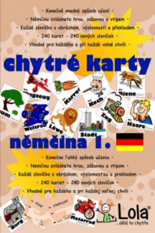 Könyv Chytré karty - Němčina slovíčka 1 neuvedený autor