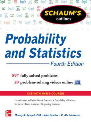 Carte Schaum's Outline of Probability and Statistics John Schiller